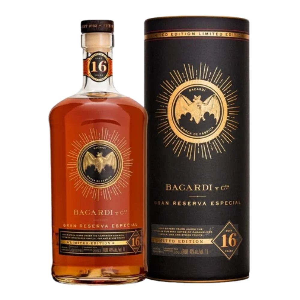 Rum Bacardi Gran Reserva Especial 16YO 40% 1000 ml