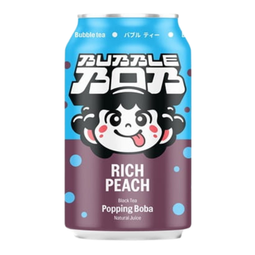 Napój Bubble Bob Rich Peach 0% 330 ml puszka