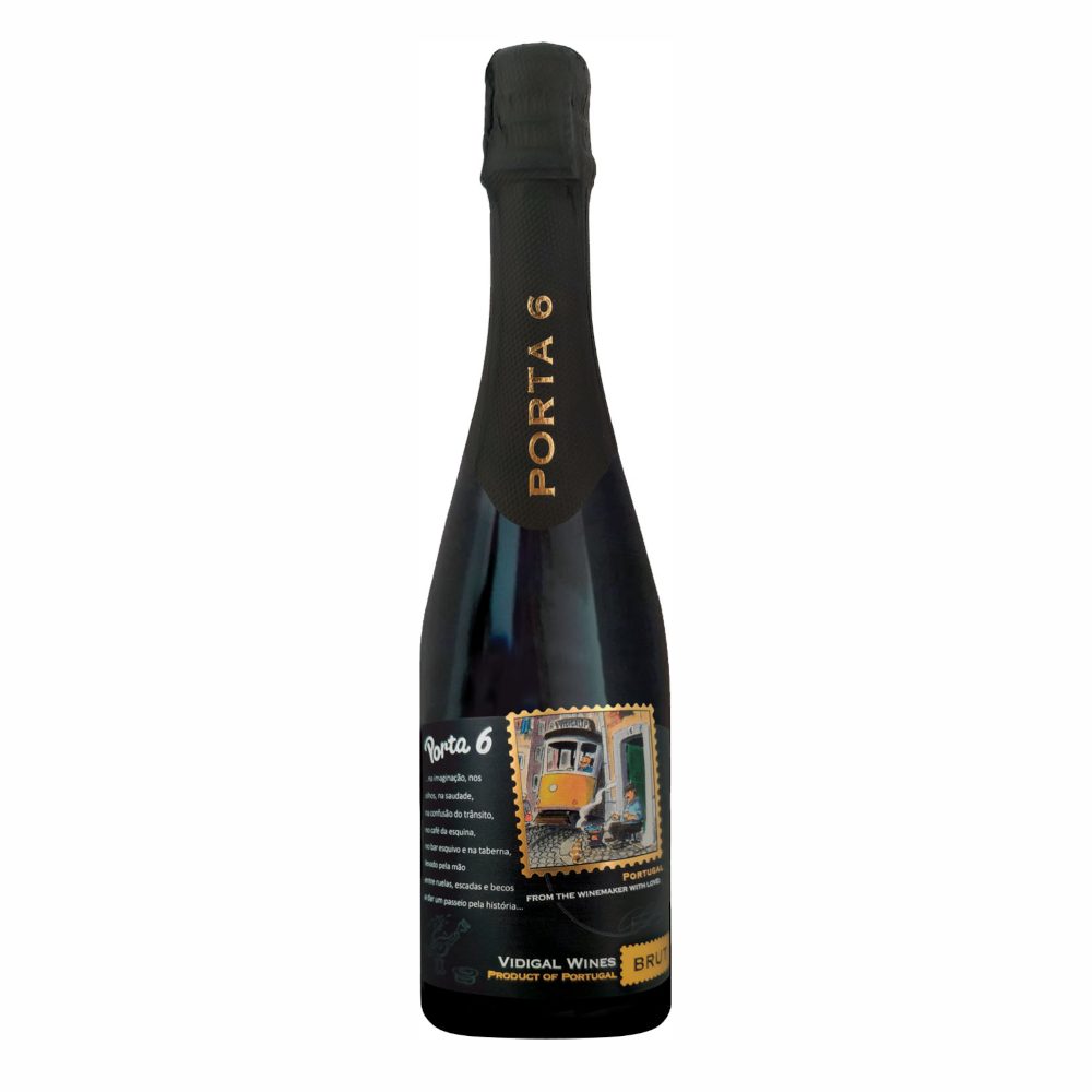 Wino Porta 6 BRUT Sparkling Branco 12% białe wytrawne 750 ml