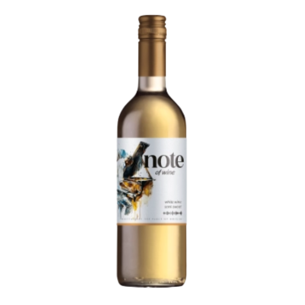 Wino Note of Wine White 10,5% białe półsłodkie 750 ml