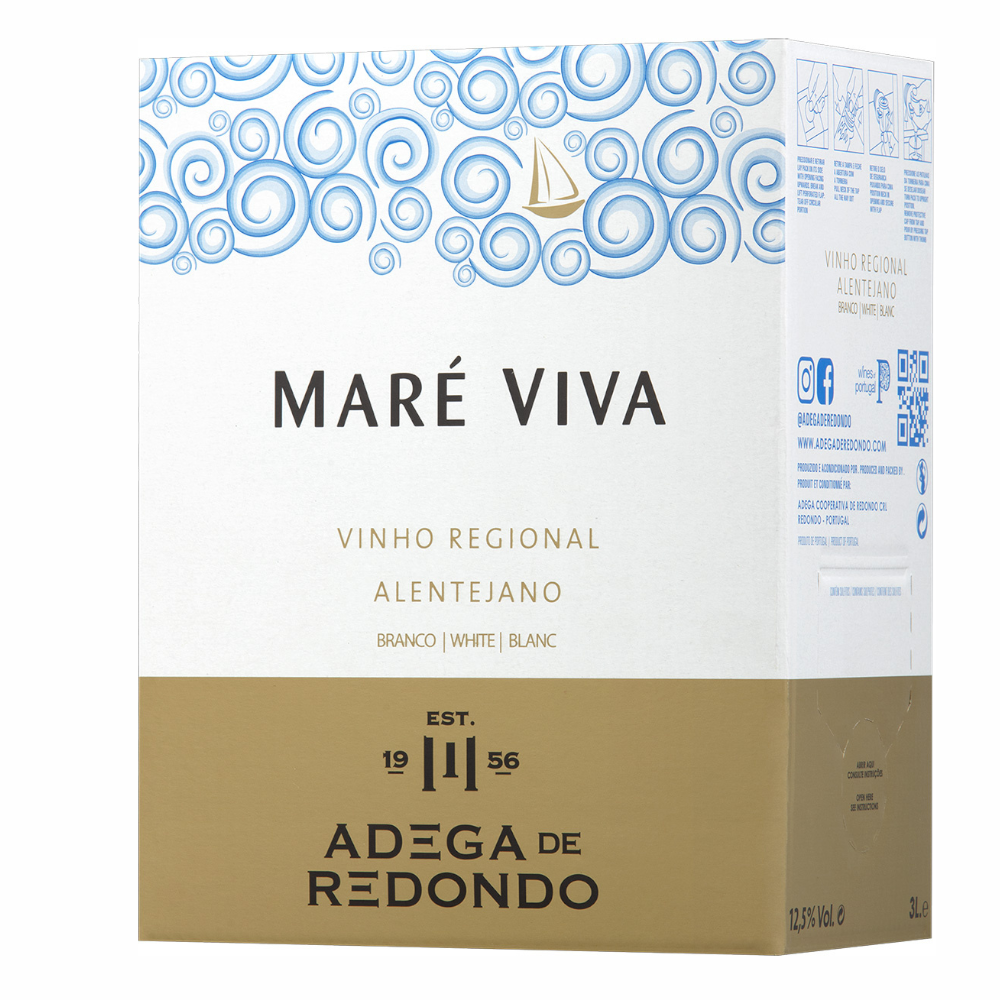 Wino Mare Viva Branco 12,5% białe wytrawne 3000 ml