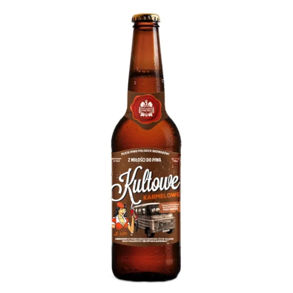 Piwo Kultowe Karmelowe 4,8% 500 ml