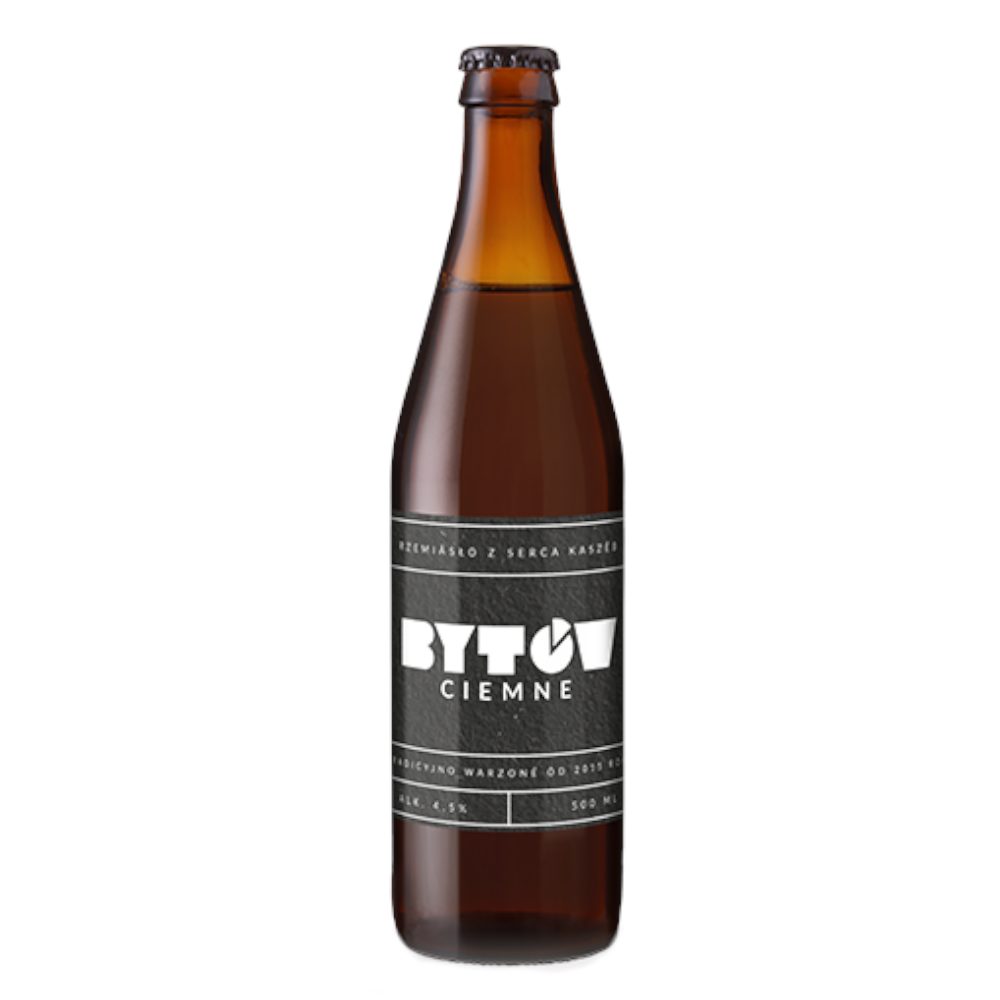 Piwo Bytów Mulk Ciemne 4,5% 500 ml