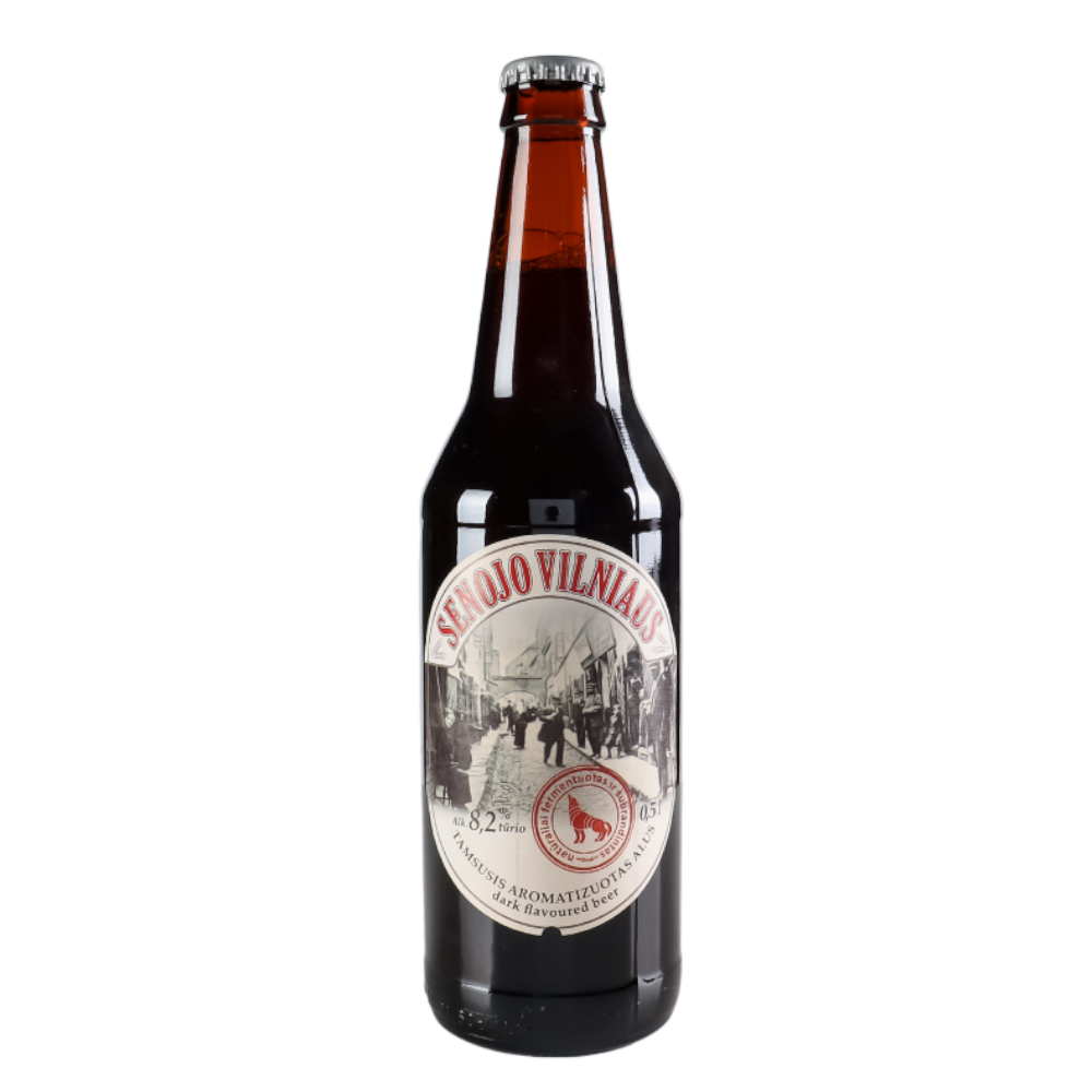 Piwo Senojo Vilniaus Dark Flavoured 7,5% 500 ml