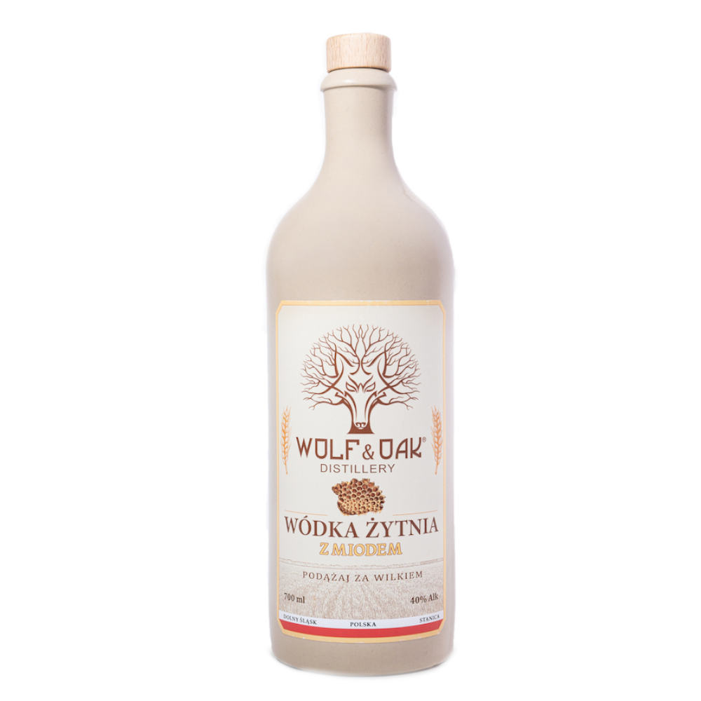 Wódka Wolf & Oak Żytnia z Miodem 40% 200 ml