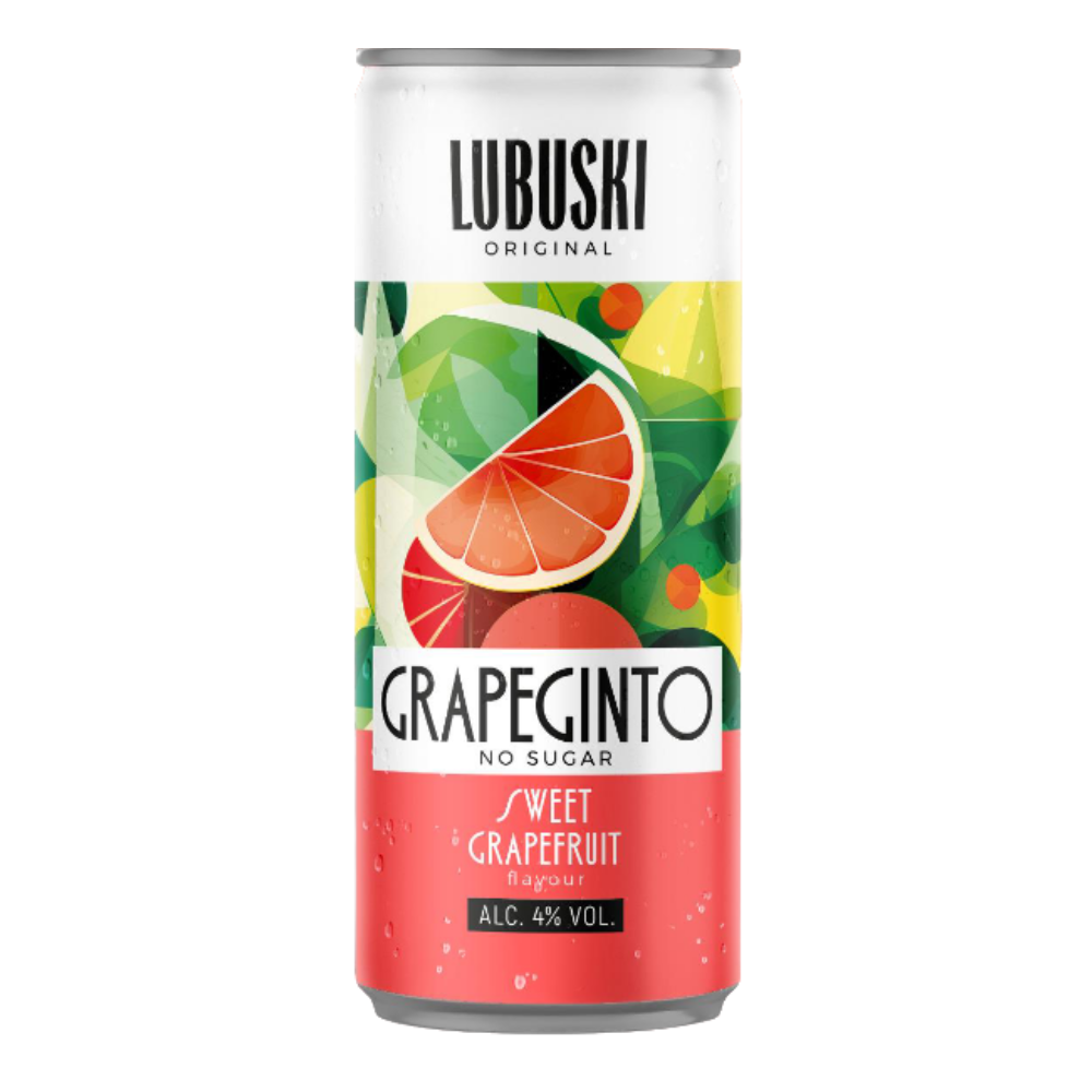 Drink Lubuski Grapeginto Sweet Grapefruit 4% 330 ml