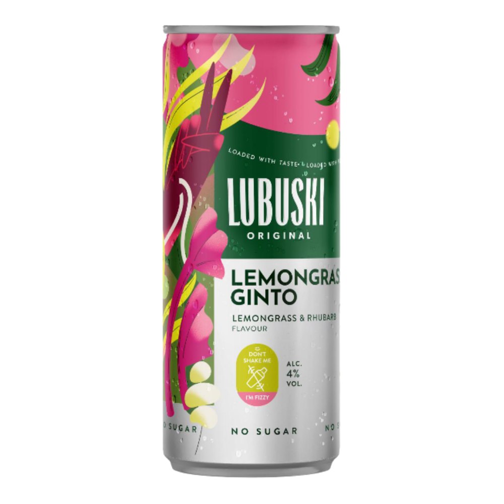 Drink Lubuski Lemongrass Ginto 4% 330 ml