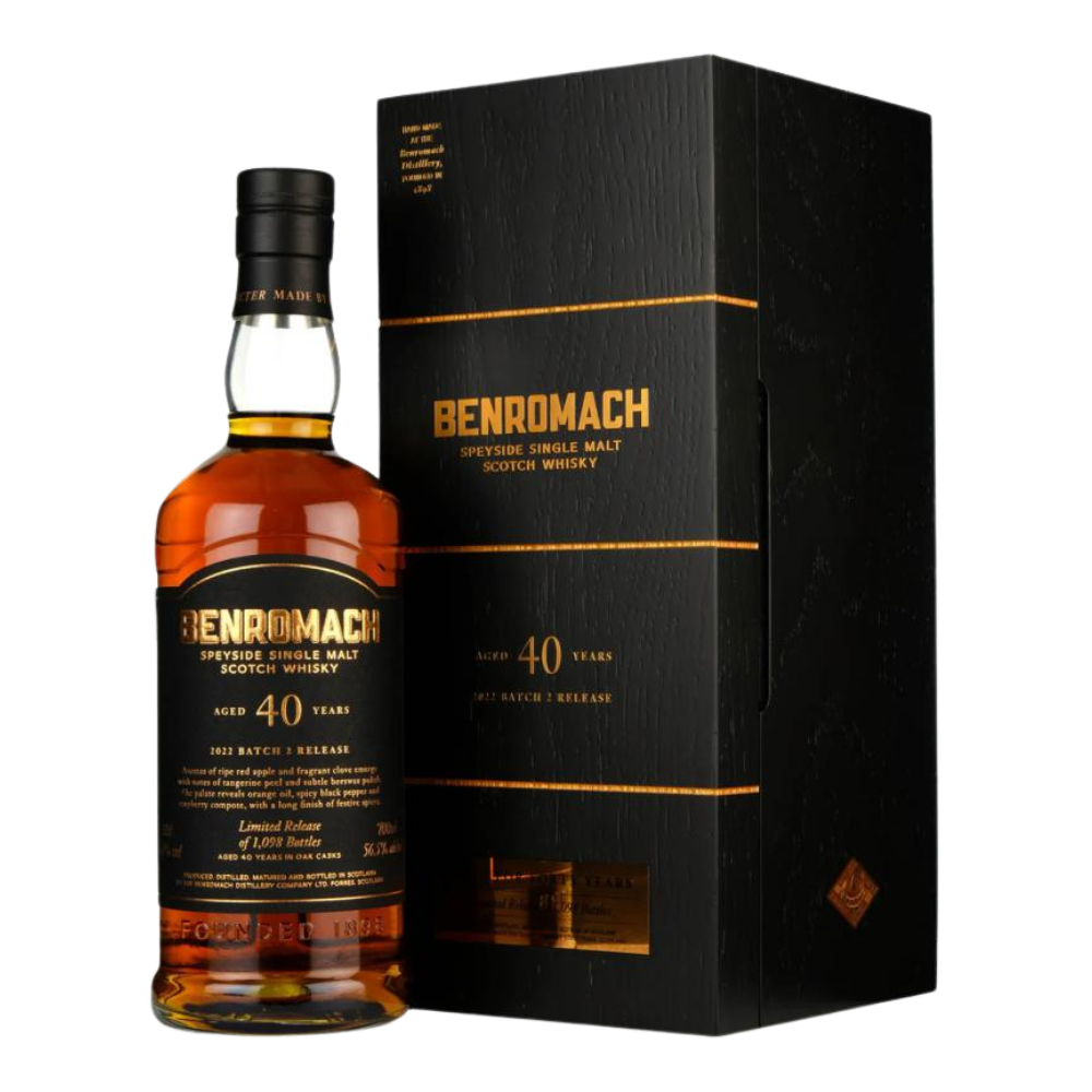 Whisky Benromach 40YO (2022 Release) 57,6% 700 ml