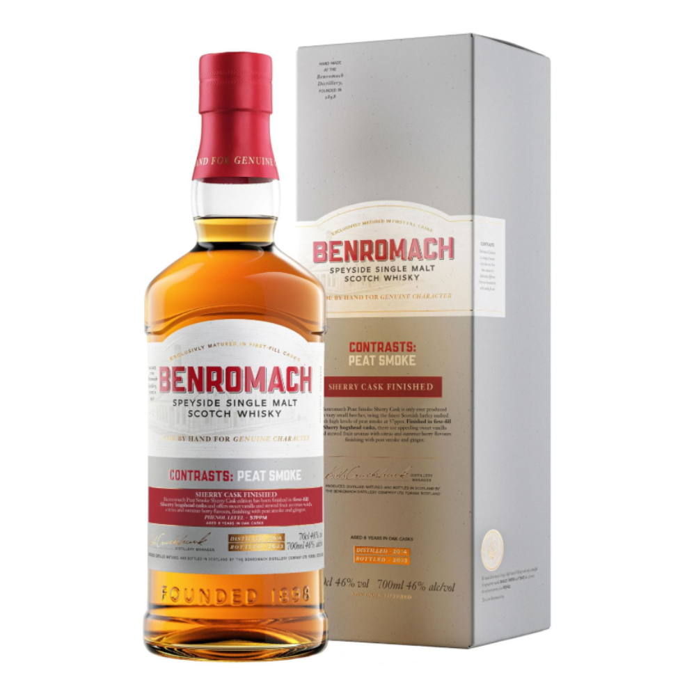 Whisky Benromach Peat Smoke Sherry Cask 2014 46% 700 ml