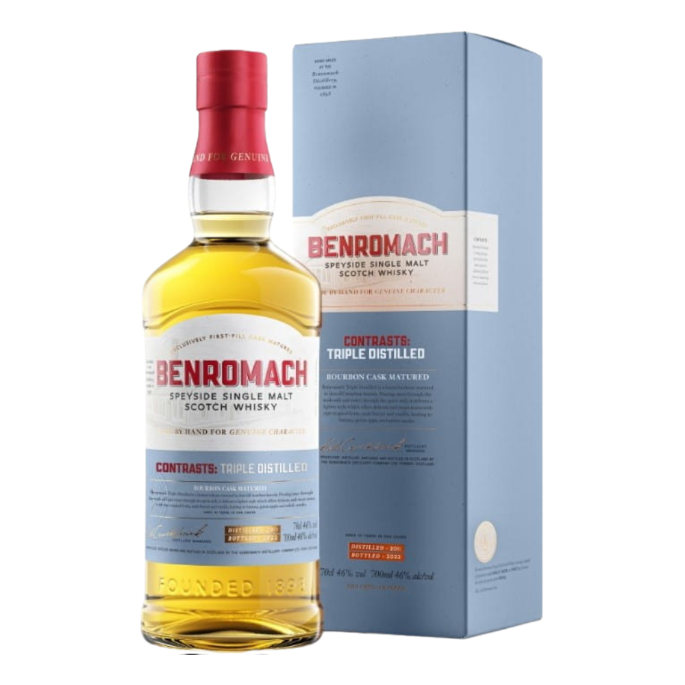 Whisky Benromach Triple Distilled 2011 46% 700 ml