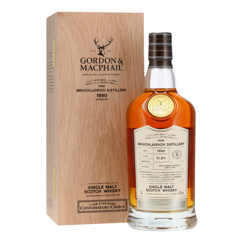 Whisky Gordon & MacPhail Connoisseurs Choice Bruichladdich 1990 51,9% 700 ml