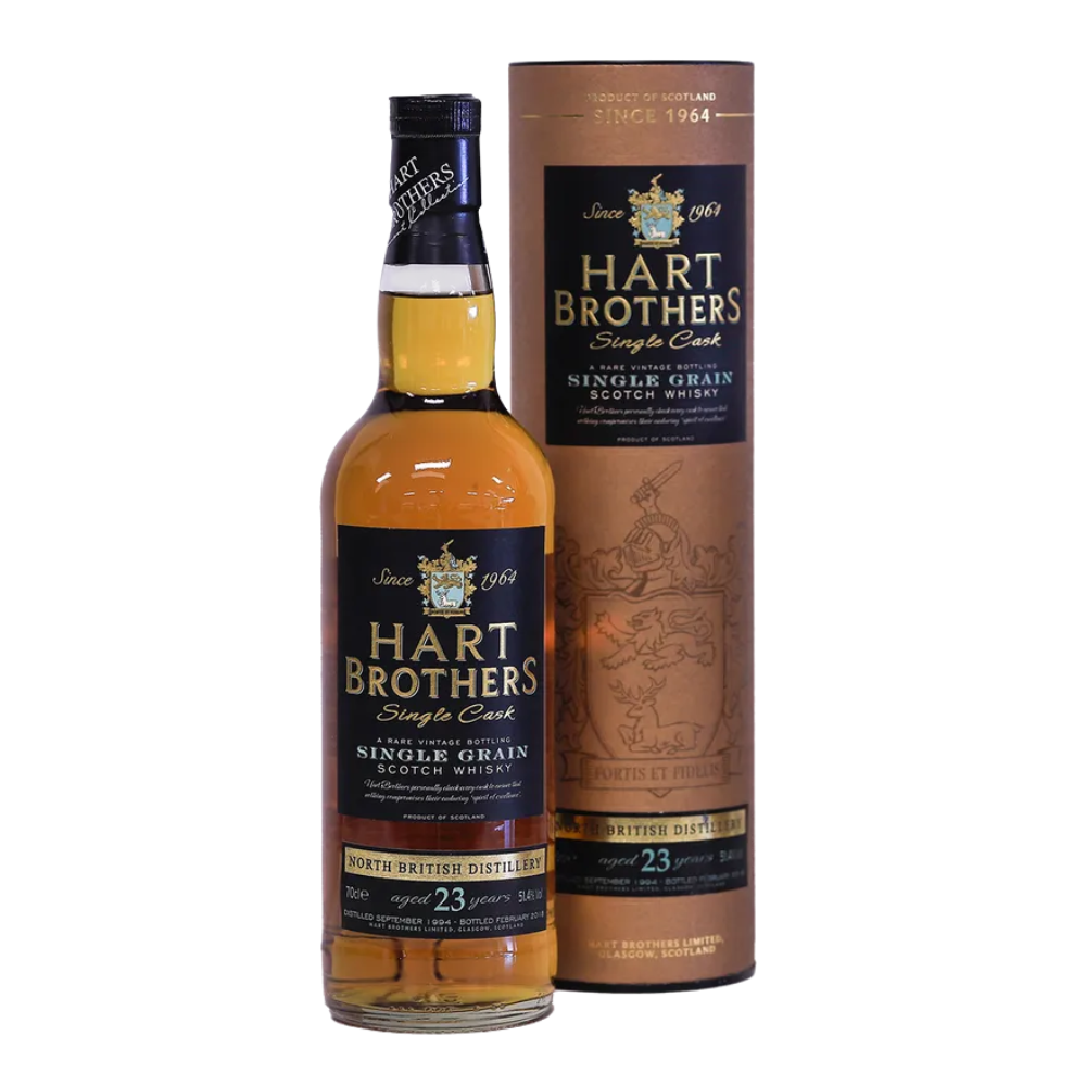 Whisky Hart Brothers North British 23YO Single Grain 51,4% 700 ml
