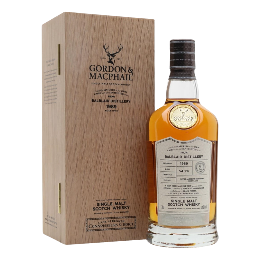 Whisky Gordon & MacPhail Connoisseurs Choice Balblair 1989 54,2% 700 ml