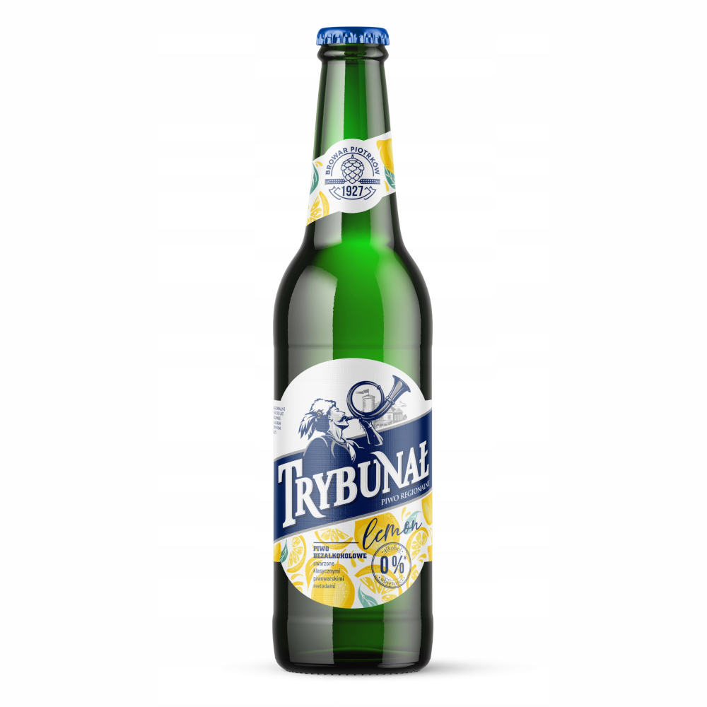 Piwo Trybunał Lemon Zero 0% 500 ml
