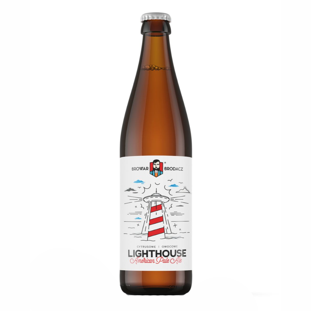 Piwo Brodacz Lighthouse American Pale Ale 4,9% 500 ml