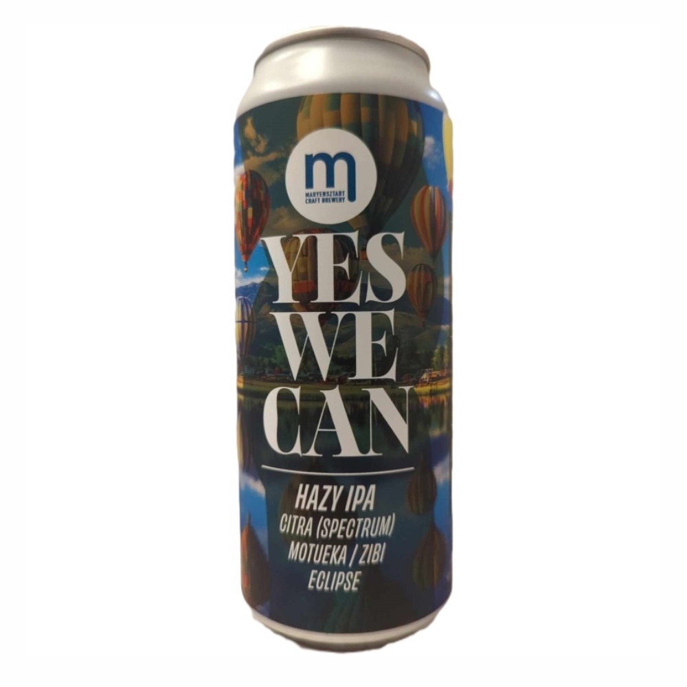 Piwo Maryensztadt Yes We Can - Citra (Spectrum) Moteeka, Zibi, Eclipe Hazy IPA 5,2% 500 ml puszka