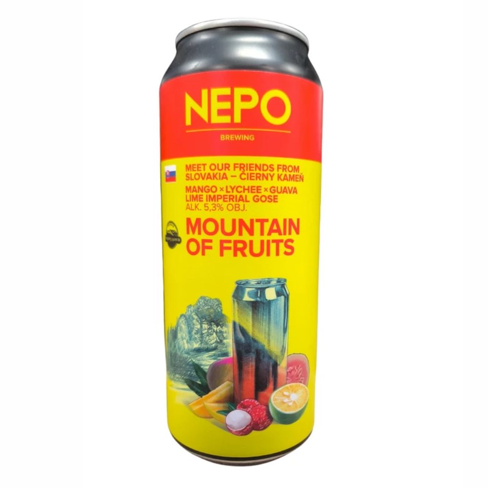 Nepomucen Meet Our Friends From Slovakia Moutain of Fruits - Imperial Gose 5,3% 500 ml puszka