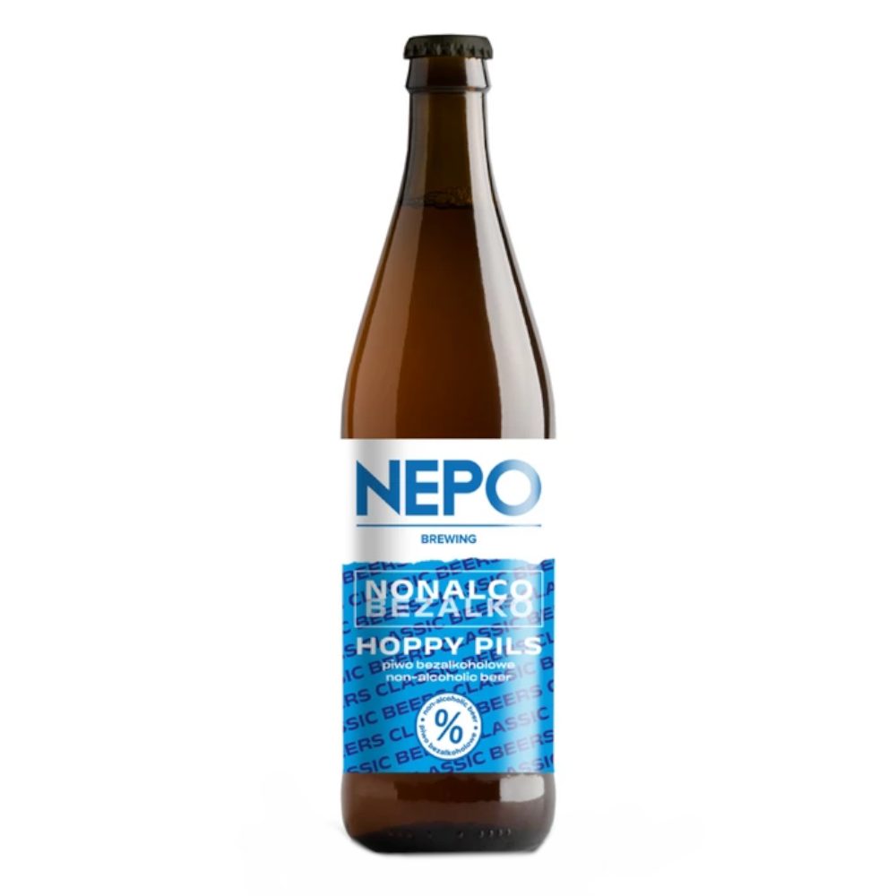 Piwo Nepomucen Nonalco Bezalko - Non Alcoholic Pils 0% 500 ml