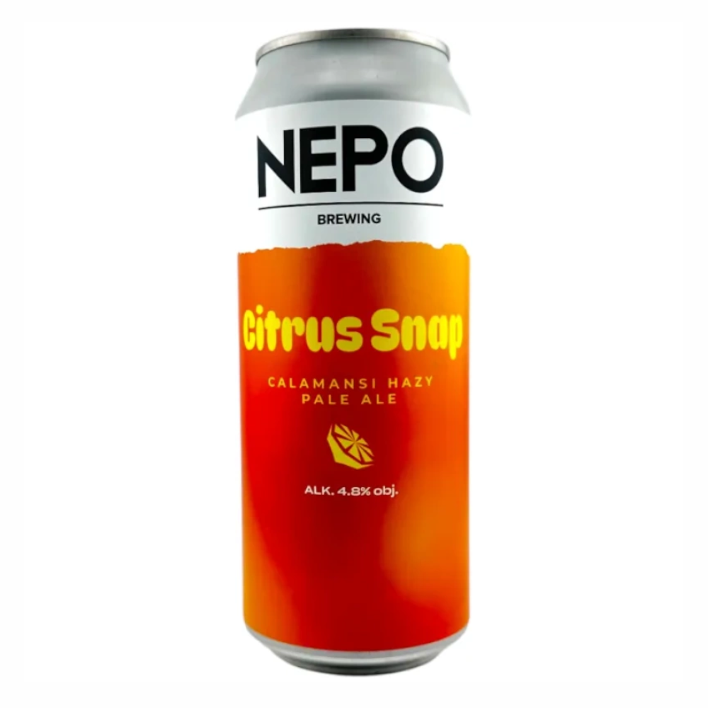 Piwo Nepomucen Citrus Snap - Calamansi Hazy Pale Ale 500 ml 4,8% puszka