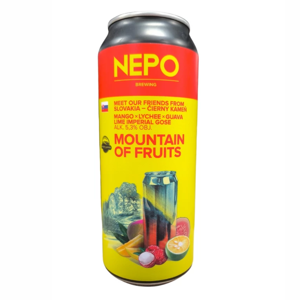Nepomucen Meet Our Friends From Slovakia Moutain of Fruits - Imperial Gose 5,3% 500 ml puszka