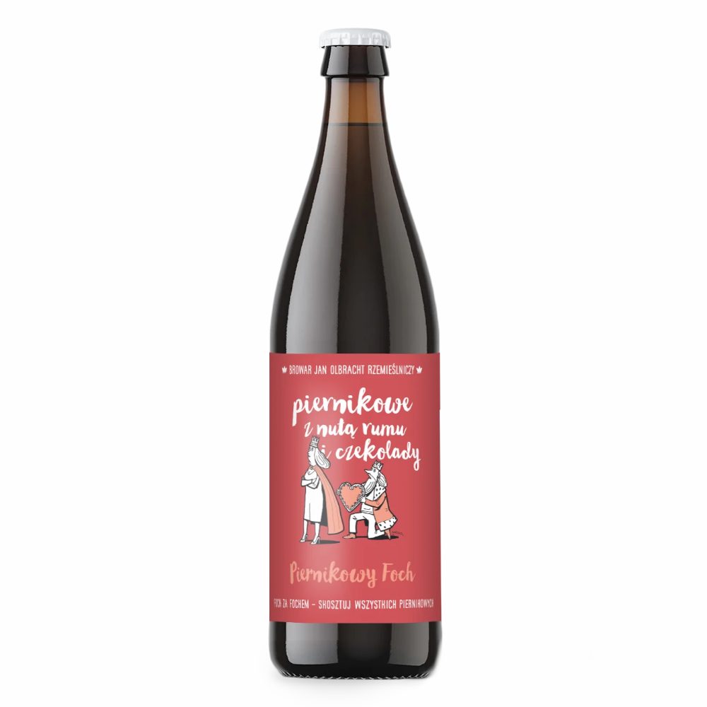 Piwo Jan Olbracht Piernikowy Foch z Nutą Rumu i Czekolady 5,6% 500 ml