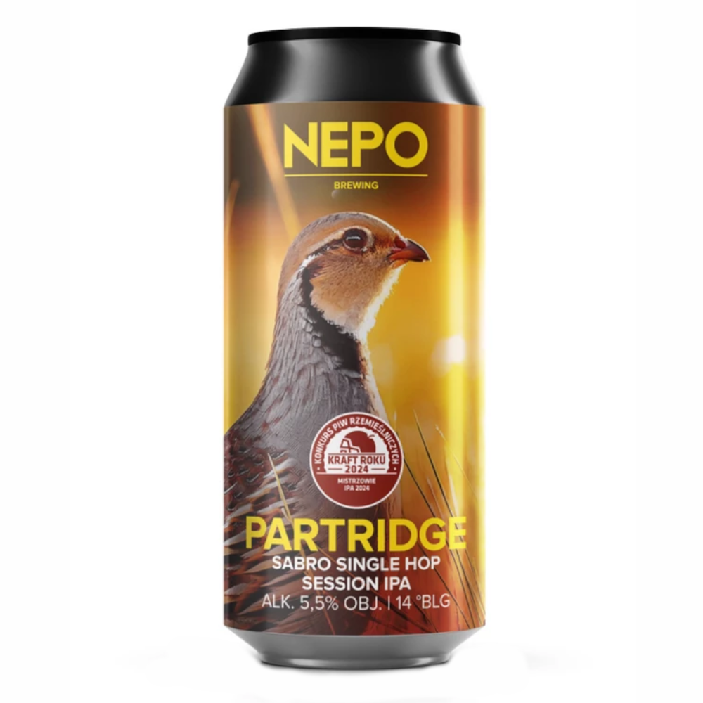 Piwo Nepomucen Partridge - Sabro Single Hop Session IPA 5,5% 500 ml puszka