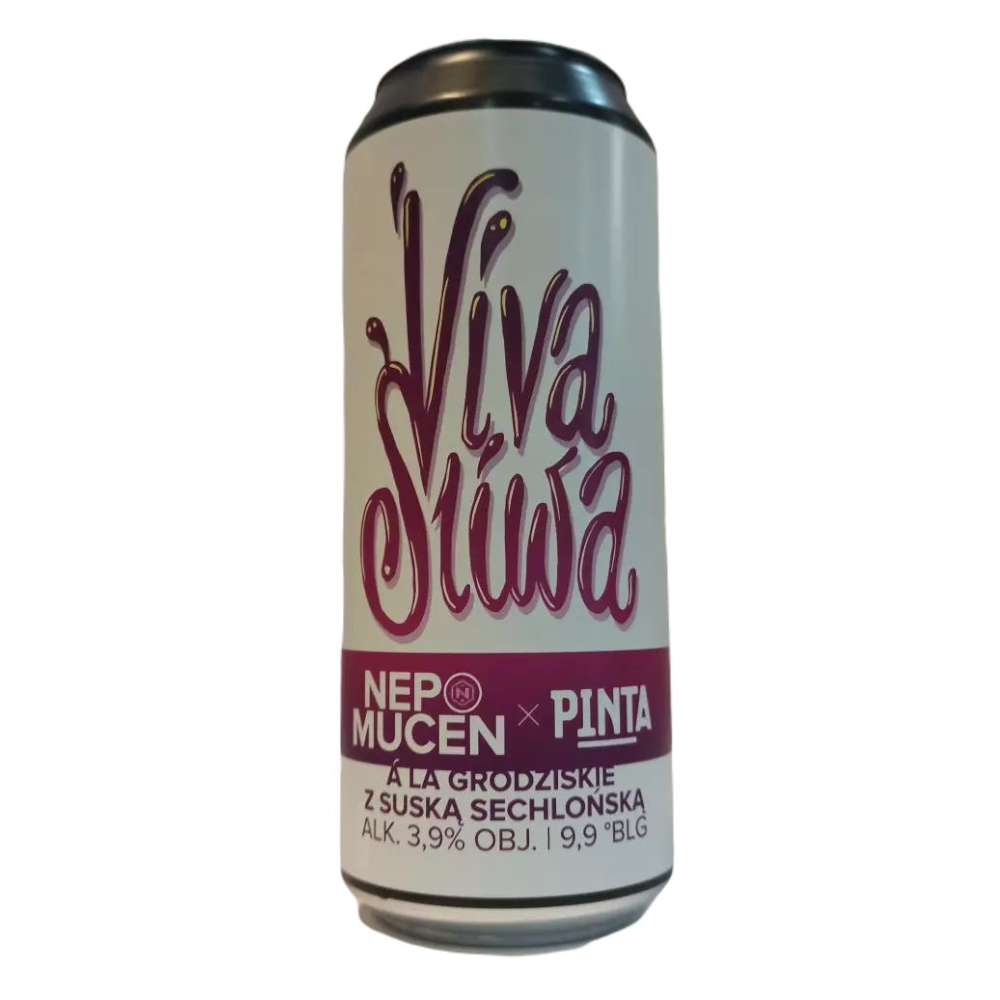 Piwo Nepomucen Pinta Viva Sliva A La Grodziskie z Suska Sechlonska 3,9% 500 ml