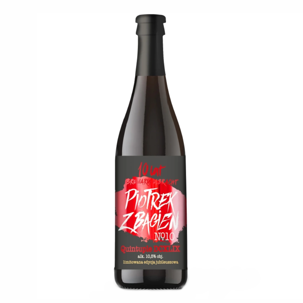 Piwo Jan Olbracht Piotrek z Bagien nr 10 Quntupla DCXLIX 12,5% 330 ml