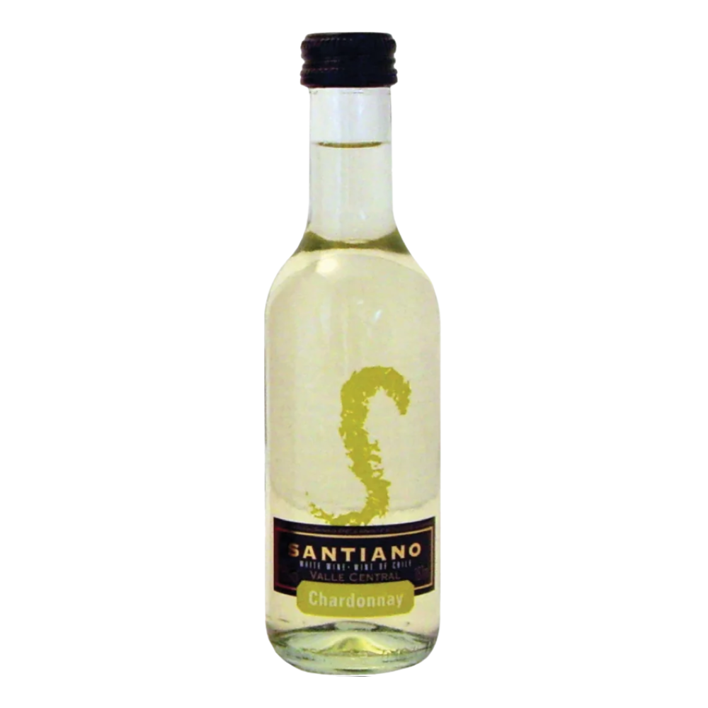 Wino Santiano Chardonnay 13% białe wytrawne 187 ml