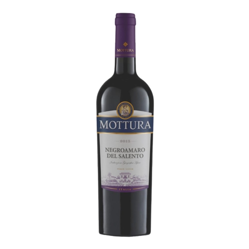 Wino Mottura Negroamaro del Salento IGT 13% czerwone wytrawne 750 ml