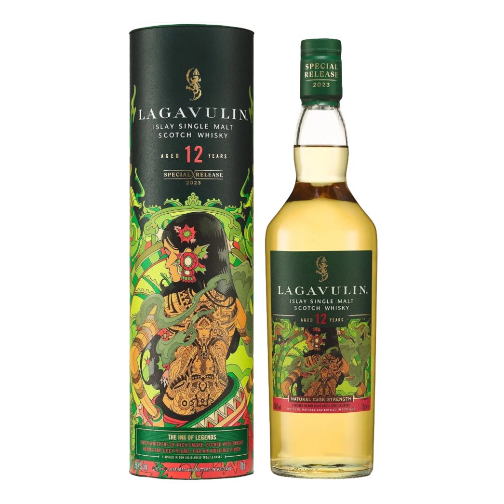 Whisky Lagavulin 12YO The Ink of Legends, Special Release 2023  56,4% 700 ml tuba