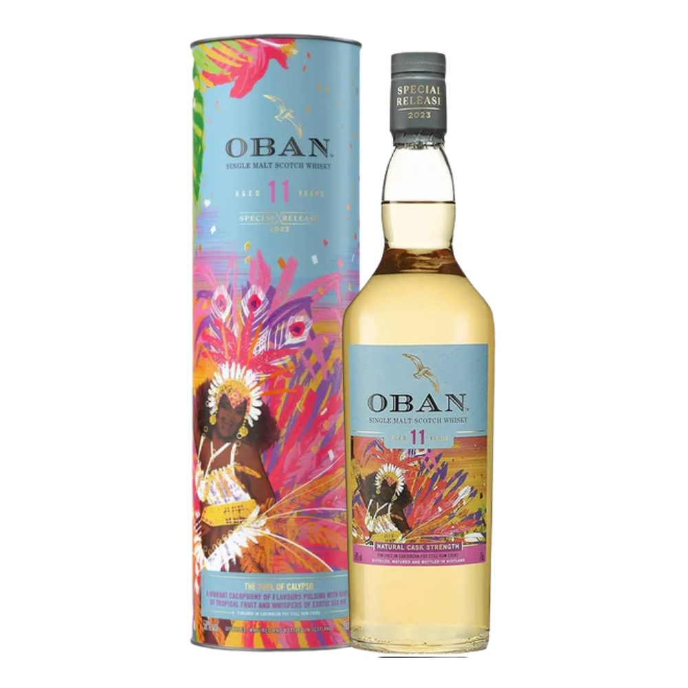 Whisky Oban 11YO, The Soul of Calypso, Special Release 2023 58% 700 ml tuba