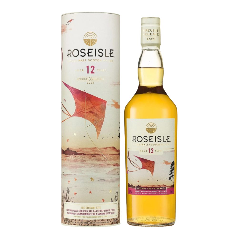 Whisky Roseisle 12YO The Origami Kite, Special Release 2023 56,5% 700 ml tuba