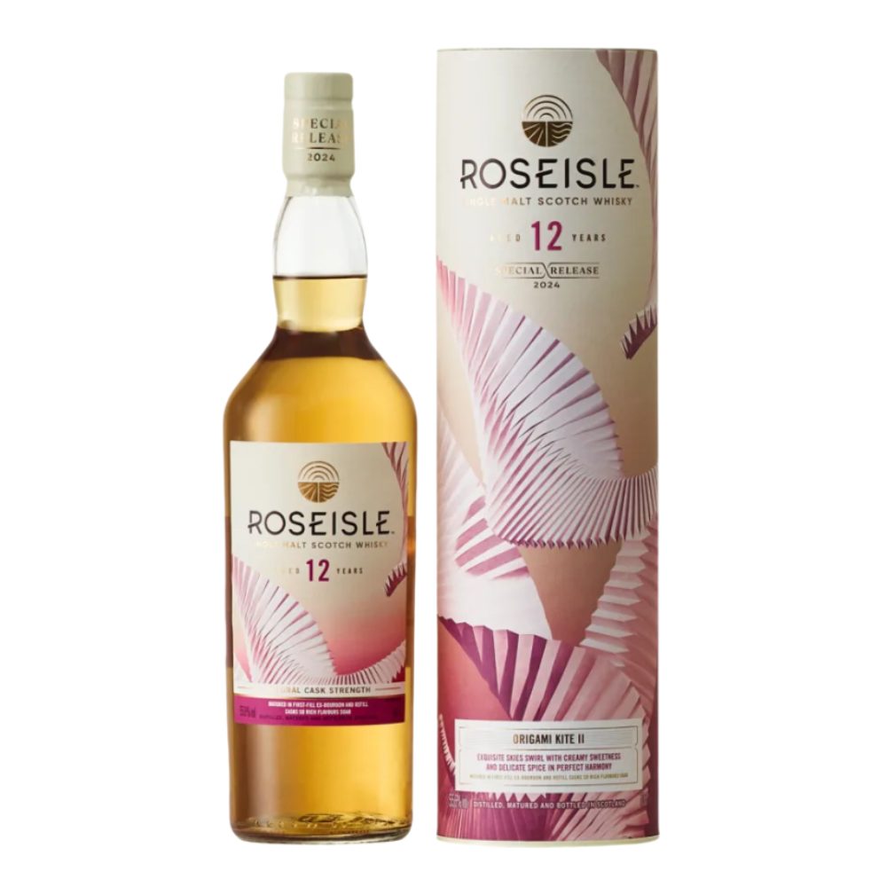 Whisky Roseisle 12YO The Origami Kite II, Special Release 2024 55,6% 700 ml tuba