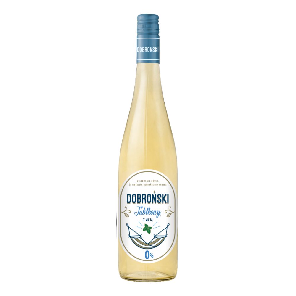 Cydr Dobroński Jabłko z miętą 0% 750 ml