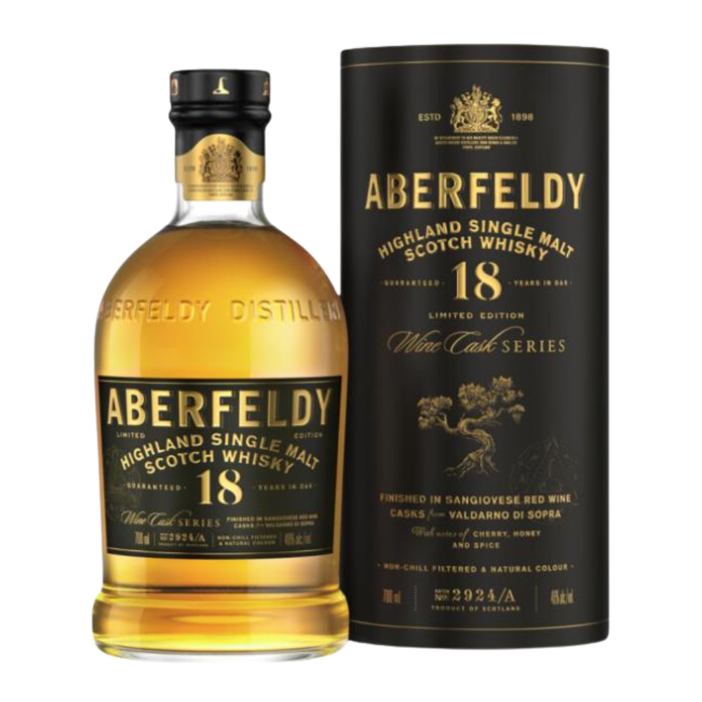 Whisky Whisky Aberfeldy 18YO Sangiovese Red Wine Cask 46% 700 ml