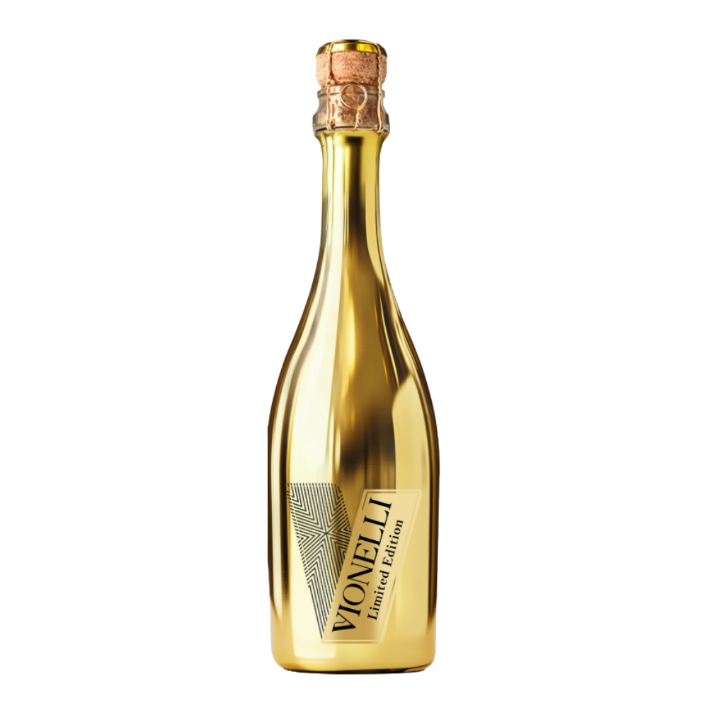 Wino musujące Vionelli Gold Limited Edition 11,5% białe półwytrawne 750 ml