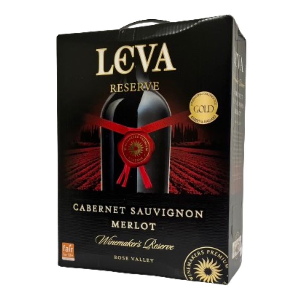 Wino Leva Reserve Red 13,5% czerwone wytrawne 3 000 ml