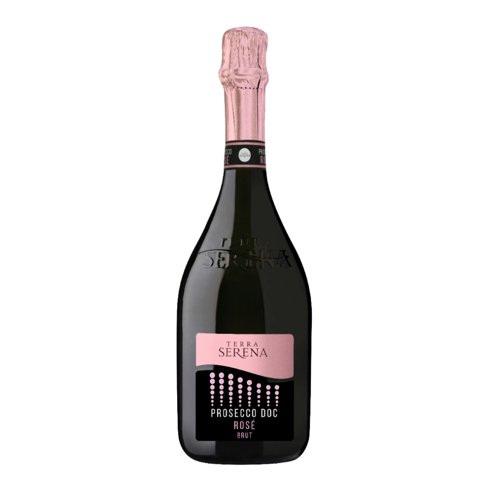 Wino musujące Terra Serena Brut Rose Prosecco 11% różowe wytrawne 750 ml