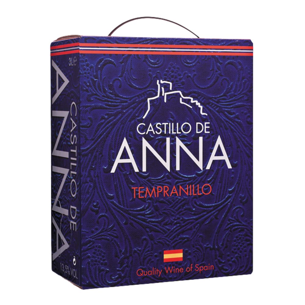 Wino Castillo de Anna Tinto 13% czerwone wytrawne 3000 ml