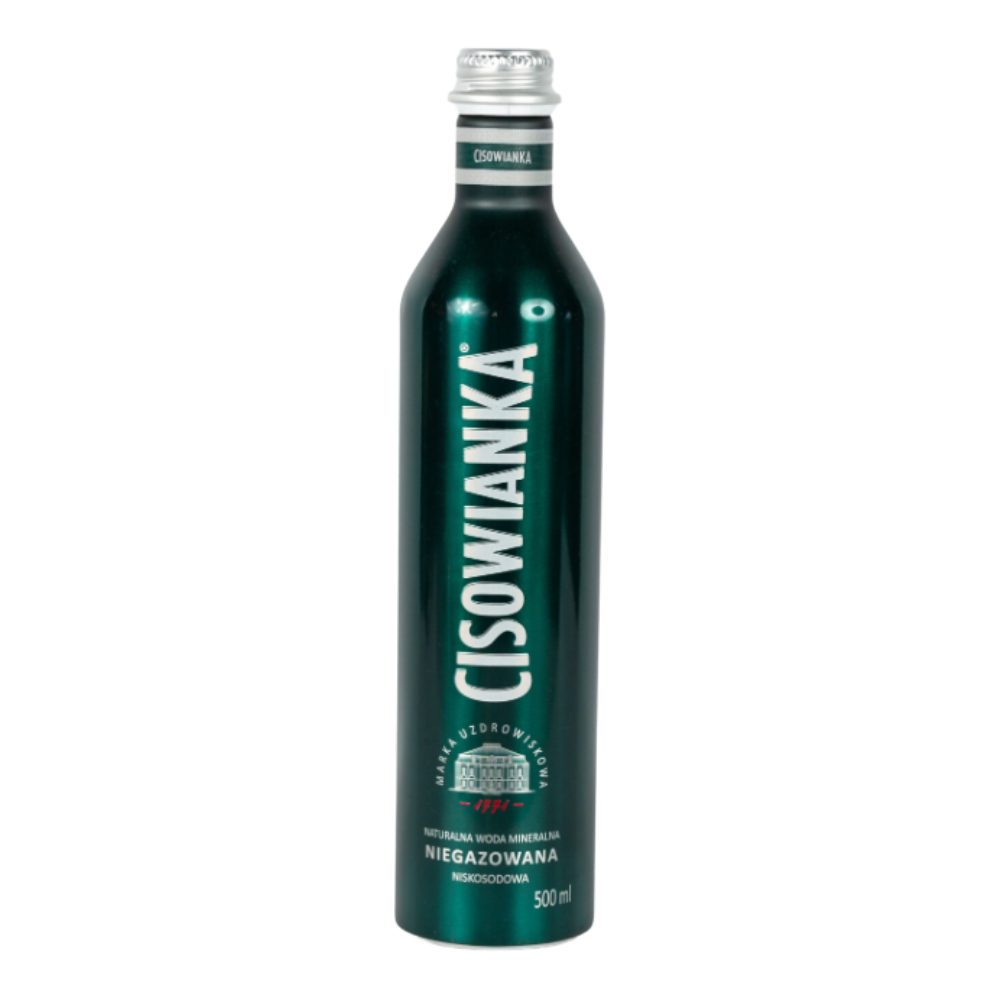 Woda Cisowianka Niegazowana Butelka Aluminiowa 500 ml