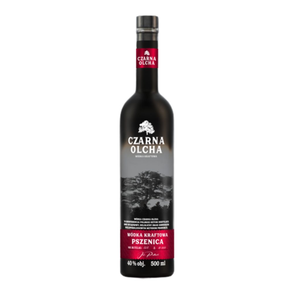 Wódka Czarna Olcha Pszenica 40% 500 ml