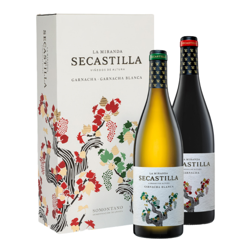 Wino La Miranda Secastilla Garnacha & Garnacha Blanca zestaw 2 x 750 ml