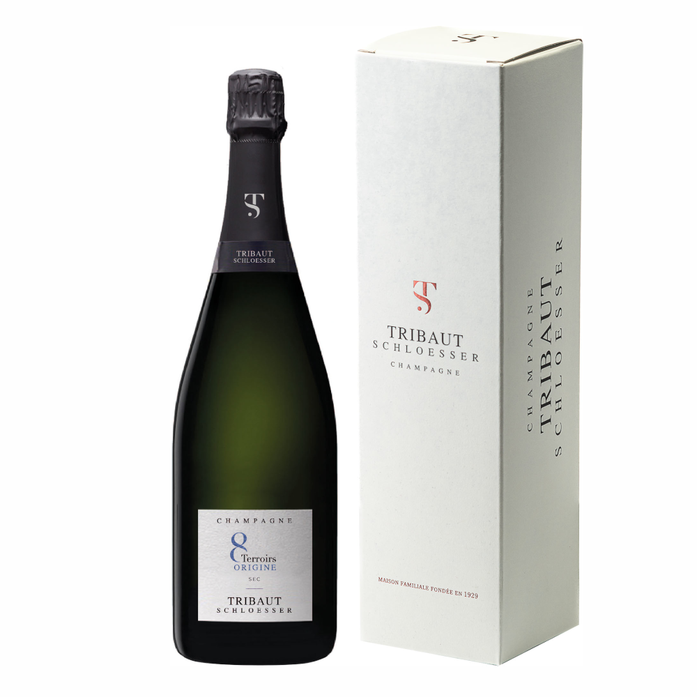 Szampan Tribaut Brut Orgine Sec 12,5% białe wytrwane 750 ml kartonik
