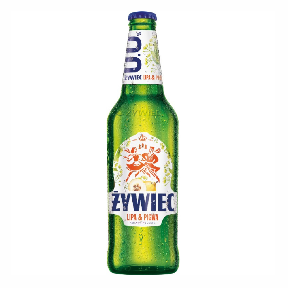 Piwo Żywiec Lipa & Pigwa Kwiaty polskie Bezalkoholowe 0% 500 ml