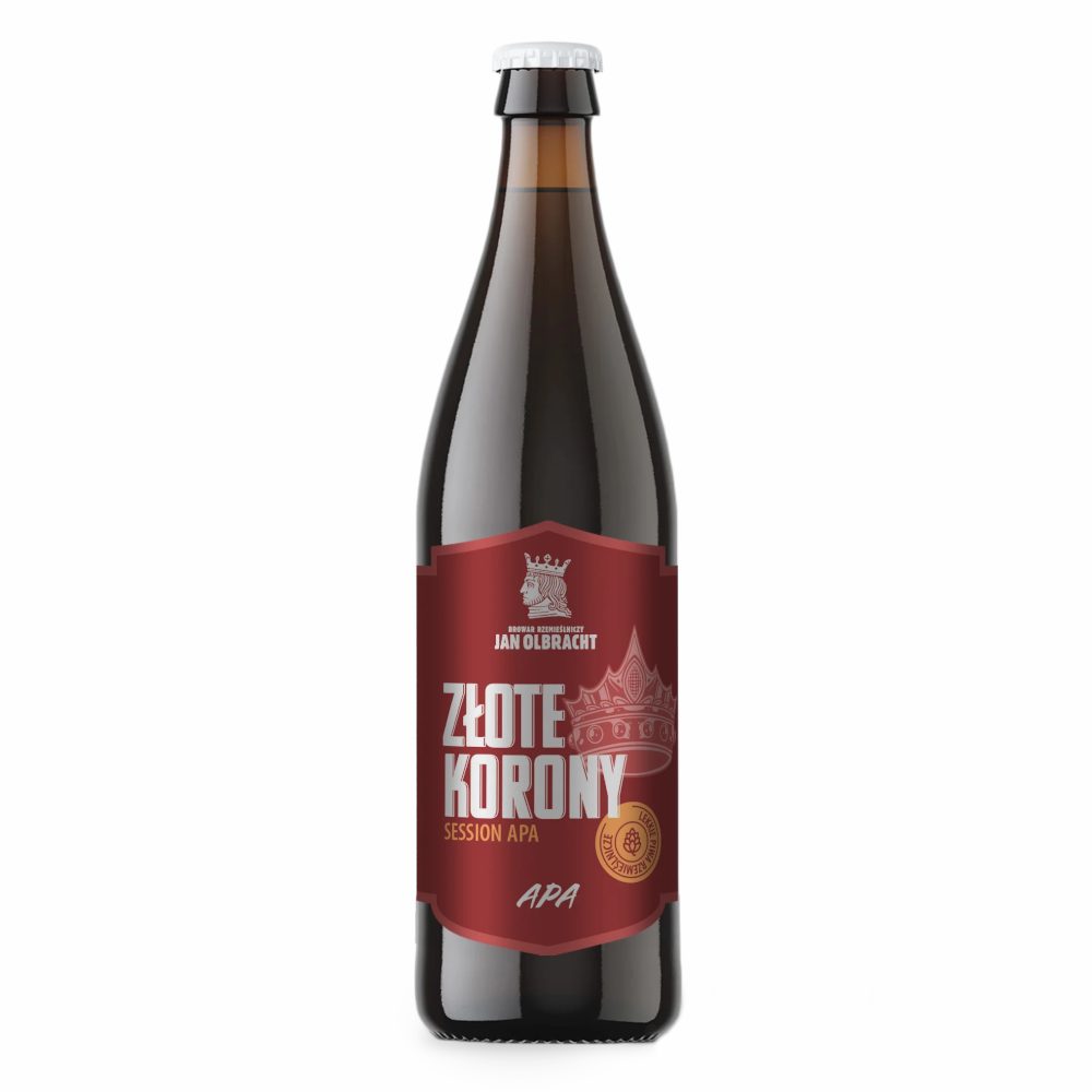 Piwo Jan Olbracht Złote Korony Session APA 4% 330 ml