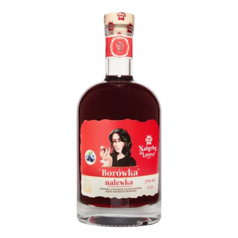 Nalewki ze Lwowa Borówka 27% 500 ml