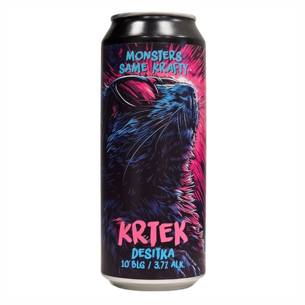 Piwo Monsters Krtek - Desitka 3,7% 500 ml puszka DRS