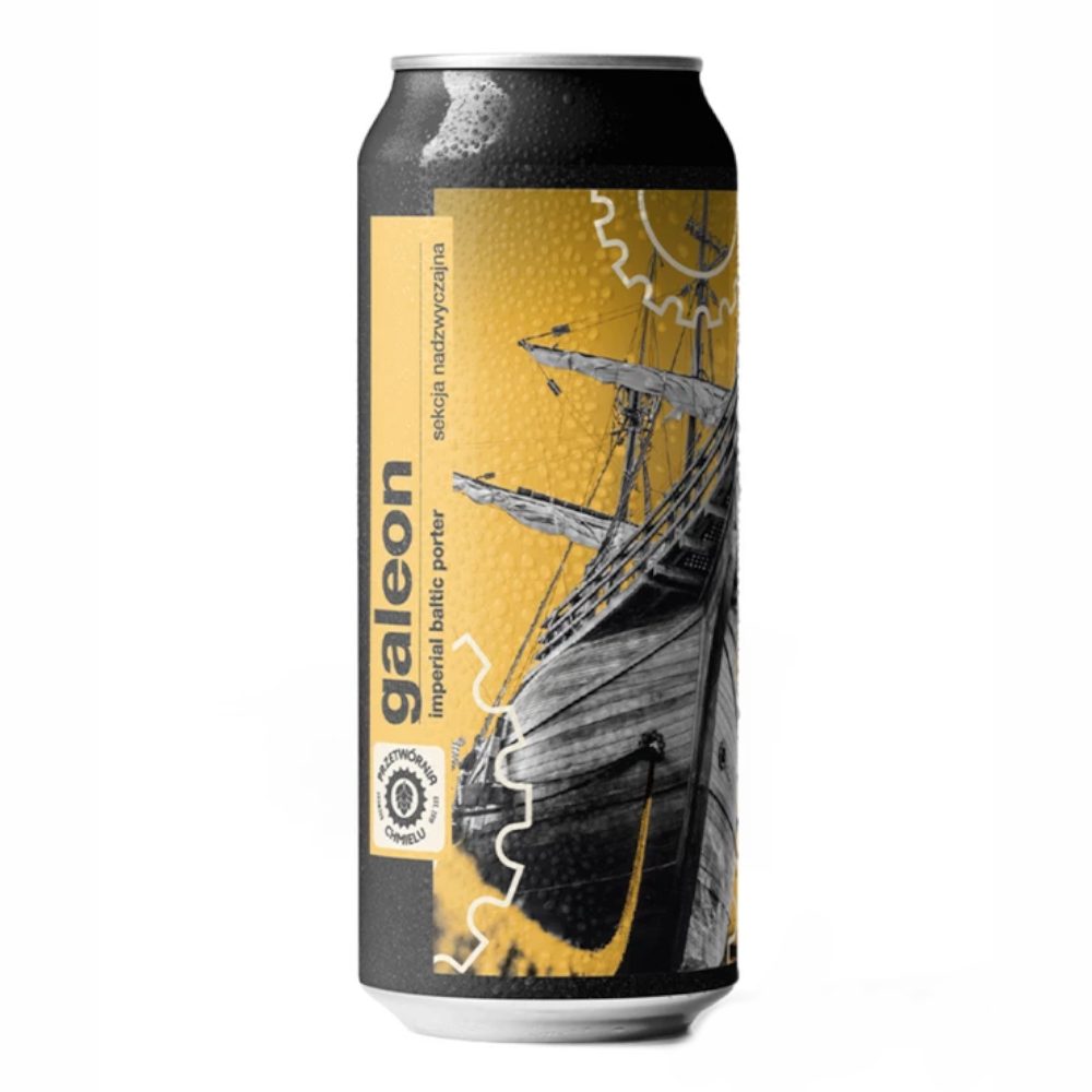 Piwo Przetwórnia Chmielu Galeon - Imperial Baltic Porter 11% 500 ml puszka
