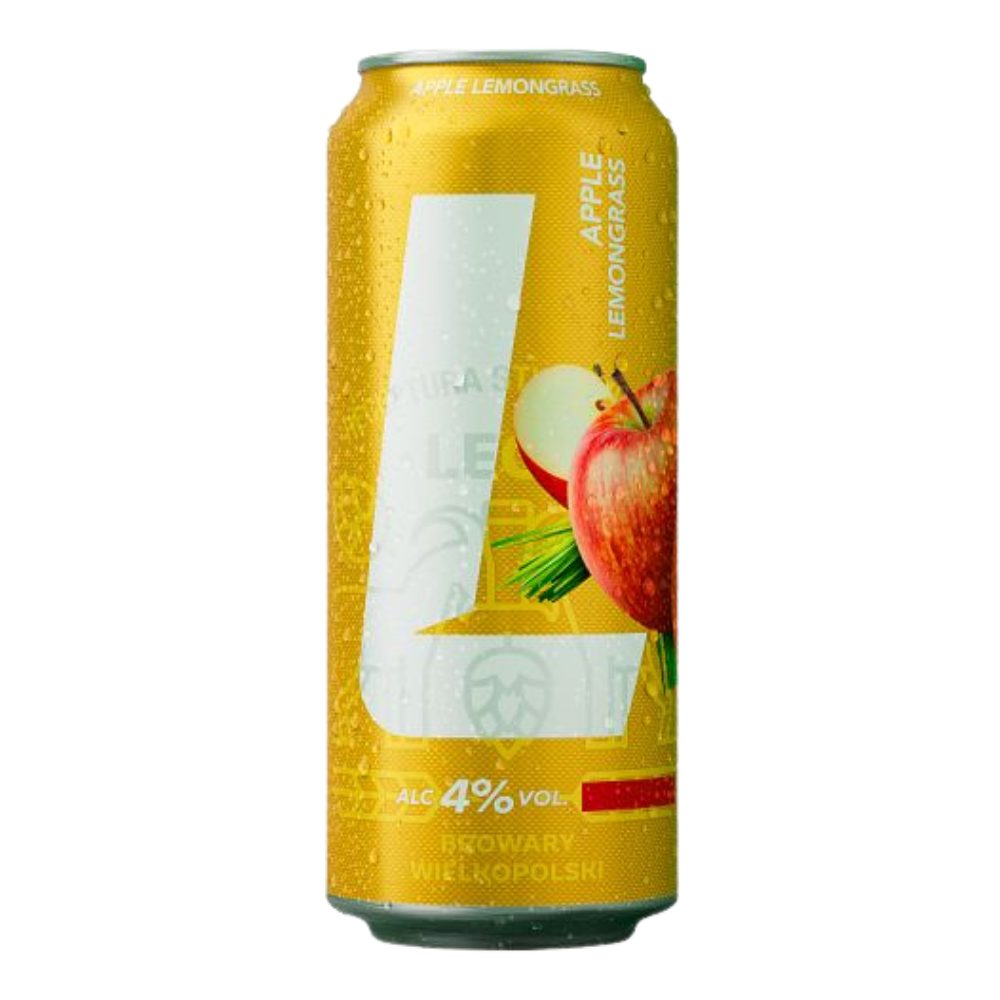 Piwo Lech Apple Lemongrass 4% 500 ml puszka